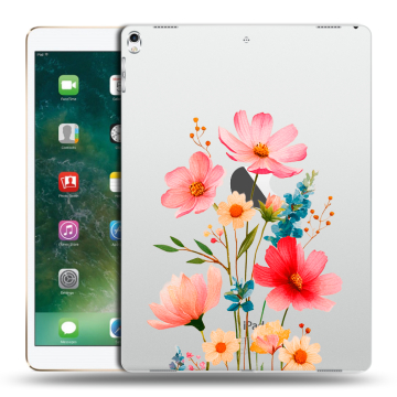Силиконовый чехол на Ipad Pro 12.9 (2017) с принтом Цветы Силиконовый чехол на Ipad Pro 12.9 (2017) с принтом Цветы