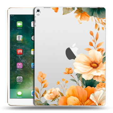 Силиконовый чехол на Ipad Pro 12.9 (2017) с принтом Цветы принт Силиконовый чехол на Ipad Pro 12.9 (2017) с принтом Цветы принт