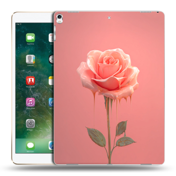 Силиконовый чехол на Ipad Pro 12.9 (2017) с принтом Розовая роза Силиконовый чехол на Ipad Pro 12.9 (2017) с принтом Розовая роза