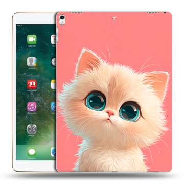 Силиконовый чехол на Ipad Pro 12.9 (2017) с принтом Розовый котенок Силиконовый чехол на Ipad Pro 12.9 (2017) с принтом Розовый котенок