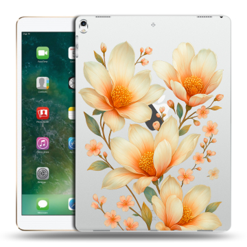 Силиконовый чехол на Ipad Pro 12.9 (2017) с принтом Цветы Силиконовый чехол на Ipad Pro 12.9 (2017) с принтом Цветы