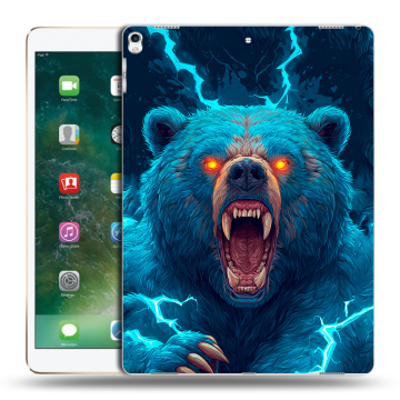 Силиконовый чехол на Ipad Pro 12.9 (2017) с принтом Медведь Силиконовый чехол на Ipad Pro 12.9 (2017) с принтом Медведь