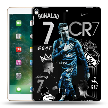 Силиконовый чехол на Ipad Pro 12.9 (2017) с принтом Реал Роналдо