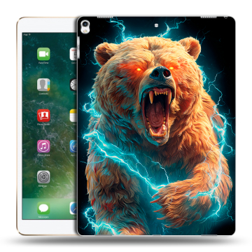 Силиконовый чехол на Ipad Pro 12.9 (2017) с принтом Медведь Силиконовый чехол на Ipad Pro 12.9 (2017) с принтом Медведь