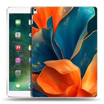 Силиконовый чехол на Ipad Pro 12.9 (2017) с принтом Цветы Силиконовый чехол на Ipad Pro 12.9 (2017) с принтом Цветы
