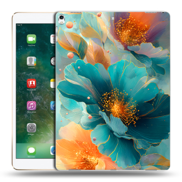 Силиконовый чехол на Ipad Pro 12.9 (2017) с принтом Цветы Силиконовый чехол на Ipad Pro 12.9 (2017) с принтом Цветы