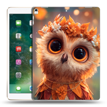 Силиконовый чехол на Ipad Pro 12.9 (2017) с принтом Милая сова Силиконовый чехол на Ipad Pro 12.9 (2017) с принтом Милая сова