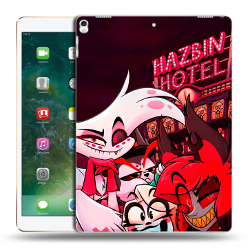 Силиконовый чехол на Ipad Pro 12.9 (2017) с принтом Hazbin Hotel Отель Хазбин Силиконовый чехол на Ipad Pro 12.9 (2017) с принтом Hazbin Hotel Отель Хазбин