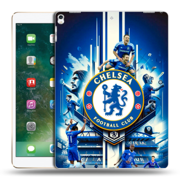 Силиконовый чехол на Ipad Pro 12.9 (2017) с принтом Chelsea Челси Силиконовый чехол на Ipad Pro 12.9 (2017) с принтом Chelsea Челси