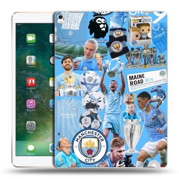 Силиконовый чехол на Ipad Pro 12.9 (2017) с принтом Man City Манчестер Сити Силиконовый чехол на Ipad Pro 12.9 (2017) с принтом Man City Манчестер Сити