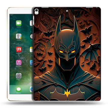 Силиконовый чехол на Ipad Pro 12.9 (2017) с принтом Batman Бэтмен Силиконовый чехол на Ipad Pro 12.9 (2017) с принтом Batman Бэтмен