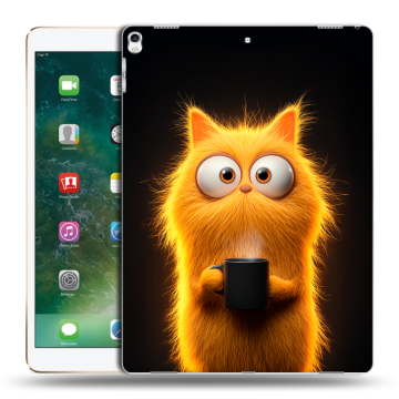 Силиконовый чехол на Ipad Pro 12.9 (2017) с принтом Смешной кот Силиконовый чехол на Ipad Pro 12.9 (2017) с принтом Смешной кот