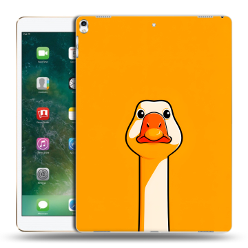 Силиконовый чехол на Ipad Pro 12.9 (2017) с принтом Смешная утка Силиконовый чехол на Ipad Pro 12.9 (2017) с принтом Смешная утка