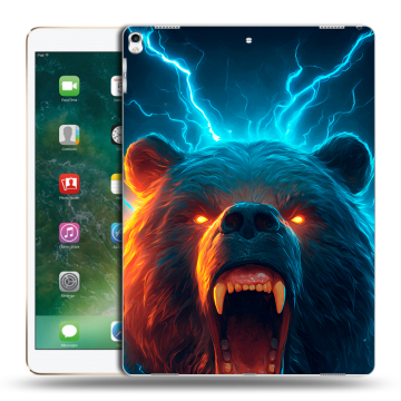 Силиконовый чехол на Ipad Pro 12.9 (2017) с принтом Медведь Силиконовый чехол на Ipad Pro 12.9 (2017) с принтом Медведь