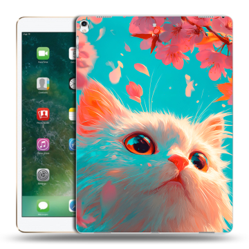 Силиконовый чехол на Ipad Pro 12.9 (2017) с принтом Красивый кот Силиконовый чехол на Ipad Pro 12.9 (2017) с принтом Красивый кот