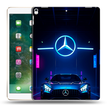 Силиконовый чехол на Ipad Pro 12.9 (2017) с принтом Mercedes Мерседес Силиконовый чехол на Ipad Pro 12.9 (2017) с принтом Mercedes Мерседес