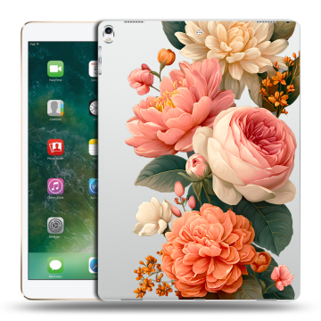 Силиконовый чехол на Ipad Pro 12.9 (2017) с принтом цветы Силиконовый чехол на Ipad Pro 12.9 (2017) с принтом цветы