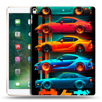 Силиконовый чехол на Ipad Pro 12.9 (2017) с принтом машины тачки Силиконовый чехол на Ipad Pro 12.9 (2017) с принтом машины тачки