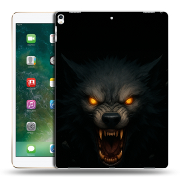 Силиконовый чехол на Ipad Pro 12.9 (2017) с принтом Волк Силиконовый чехол на Ipad Pro 12.9 (2017) с принтом Волк