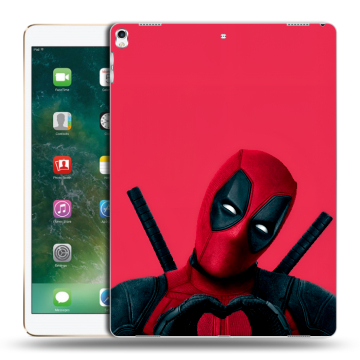 Силиконовый чехол на Ipad Pro 12.9 (2017) с принтом Дедпул Deadpool