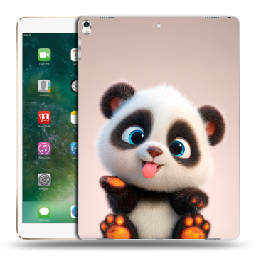Силиконовый чехол на Ipad Pro 12.9 (2017) с принтом милая панда Силиконовый чехол на Ipad Pro 12.9 (2017) с принтом милая панда