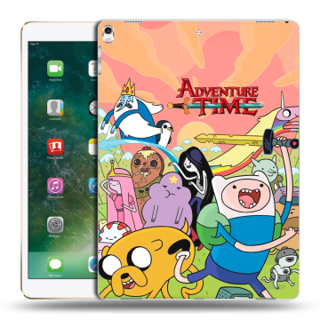 Силиконовый чехол на Ipad Pro 12.9 (2017) с принтом Adventure time Время приключений Силиконовый чехол на Ipad Pro 12.9 (2017) с принтом Adventure time Время приключений