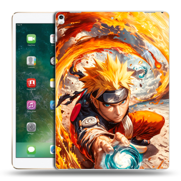 Силиконовый чехол на Ipad Pro 12.9 (2017) с принтом Аниме Наруто Naruto
