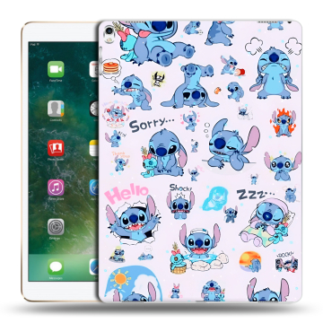 Силиконовый чехол на Ipad Pro 12.9 (2017) с принтом Лило и Стич