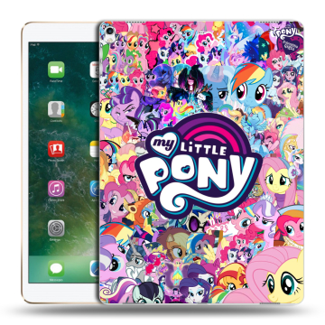 Силиконовый чехол на Ipad Pro 12.9 (2017) с принтом My little pony Дружба чудо