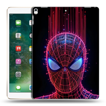 Силиконовый чехол на Ipad Pro 12.9 (2017) с принтом Spiderman Человек паук Силиконовый чехол на Ipad Pro 12.9 (2017) с принтом Spiderman Человек паук