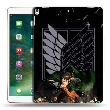 Силиконовый чехол на Ipad Pro 12.9 (2017) с принтом Атака титанов