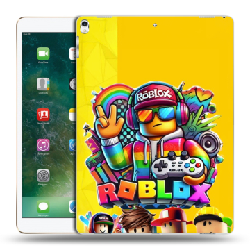 Силиконовый чехол на Ipad Pro 12.9 (2017) с принтом Roblox Роблокс