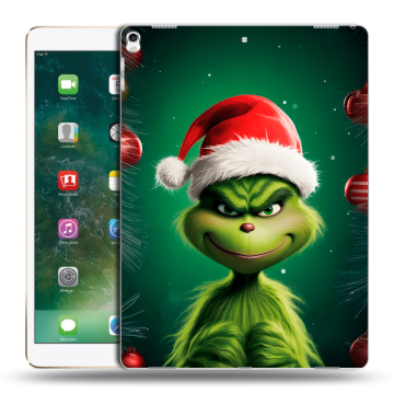 Силиконовый чехол на Ipad Pro 12.9 (2017) с принтом Гринч Новый год Рождество Силиконовый чехол на Ipad Pro 12.9 (2017) с принтом Гринч Новый год Рождество