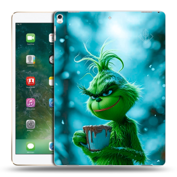 Силиконовый чехол на Ipad Pro 12.9 (2017) с принтом Новый год гринч Силиконовый чехол на Ipad Pro 12.9 (2017) с принтом Новый год гринч