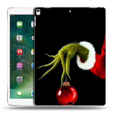 Силиконовый чехол на Ipad Pro 12.9 (2017) с принтом Новый год Гринч Силиконовый чехол на Ipad Pro 12.9 (2017) с принтом Новый год Гринч