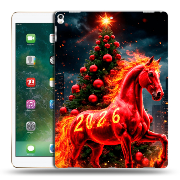 Силиконовый чехол на Ipad Pro 12.9 (2017) с принтом Новый год Силиконовый чехол на Ipad Pro 12.9 (2017) с принтом Новый год