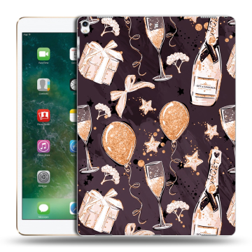 Силиконовый чехол на Ipad Pro 12.9 (2017) с принтом Новый год Силиконовый чехол на Ipad Pro 12.9 (2017) с принтом Новый год