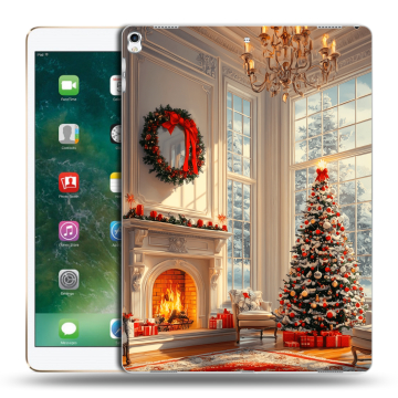 Силиконовый чехол на Ipad Pro 12.9 (2017) с принтом Новый год Силиконовый чехол на Ipad Pro 12.9 (2017) с принтом Новый год
