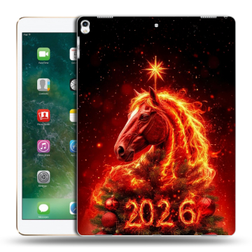 Силиконовый чехол на Ipad Pro 12.9 (2017) с принтом Новый год Силиконовый чехол на Ipad Pro 12.9 (2017) с принтом Новый год