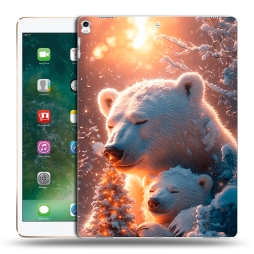 Силиконовый чехол на Ipad Pro 12.9 (2017) с принтом Новый год