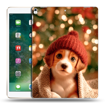Силиконовый чехол на Ipad Pro 12.9 (2017) с принтом Новый год