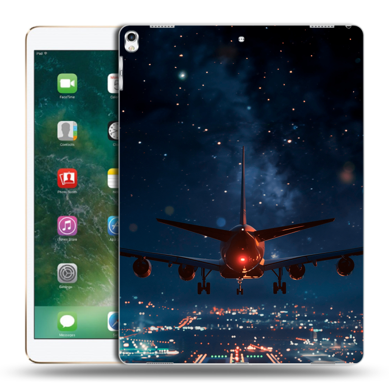 Силиконовый чехол на Ipad Pro 12.9 (2017) с принтом самолет Силиконовый чехол на Ipad Pro 12.9 (2017) с принтом самолет