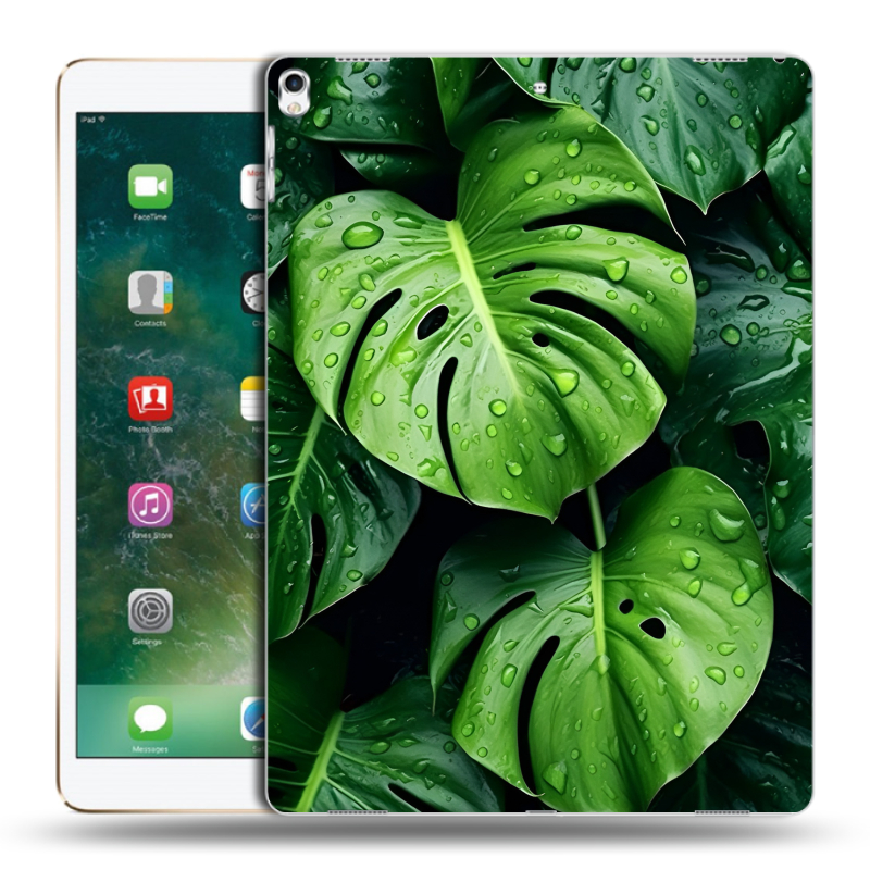Силиконовый чехол на Ipad Pro 12.9 (2017) с принтом Листья Силиконовый чехол на Ipad Pro 12.9 (2017) с принтом Листья