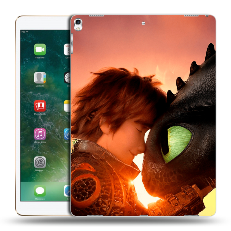 Силиконовый чехол на Ipad Pro 12.9 (2017) с принтом Как приручить дракона Силиконовый чехол на Ipad Pro 12.9 (2017) с принтом Как приручить дракона