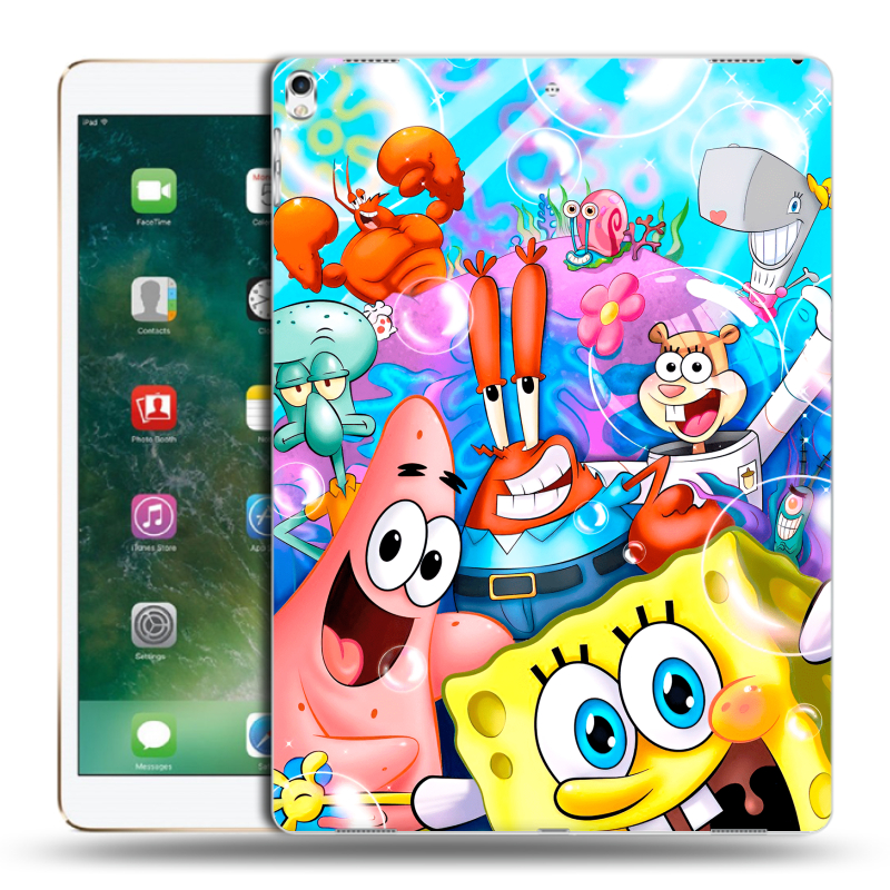 Силиконовый чехол на Ipad Pro 12.9 (2017) с принтом спанчбоб спанч боб Силиконовый чехол на Ipad Pro 12.9 (2017) с принтом спанчбоб спанч боб