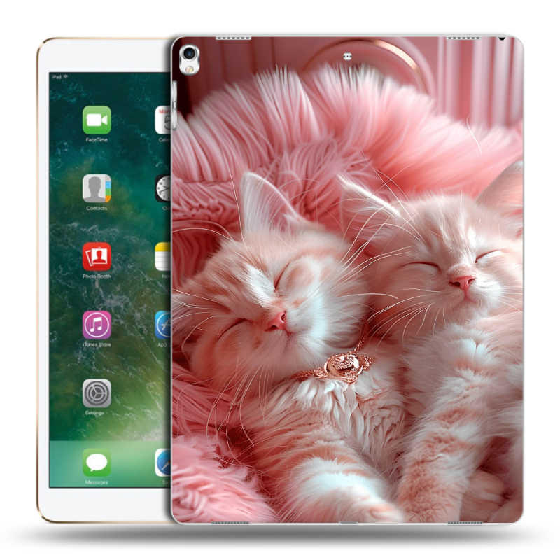 Силиконовый чехол на Ipad Pro 12.9 (2017) с принтом котята котики Силиконовый чехол на Ipad Pro 12.9 (2017) с принтом котята котики