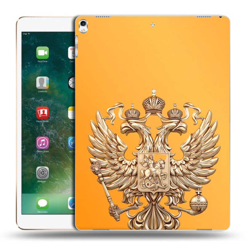 Силиконовый чехол на Ipad Pro 12.9 (2017) с принтом Герб Флаг России Силиконовый чехол на Ipad Pro 12.9 (2017) с принтом Герб Флаг России