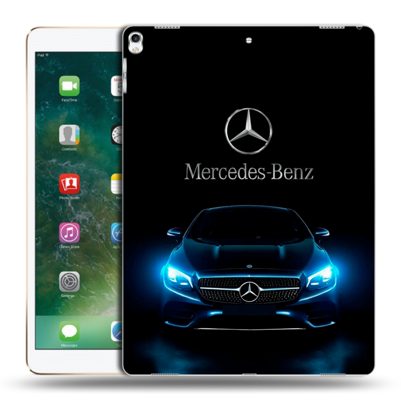 Силиконовый чехол на Ipad Pro 12.9 (2017) с принтом Mercedes Мерседес Силиконовый чехол на Ipad Pro 12.9 (2017) с принтом Mercedes Мерседес