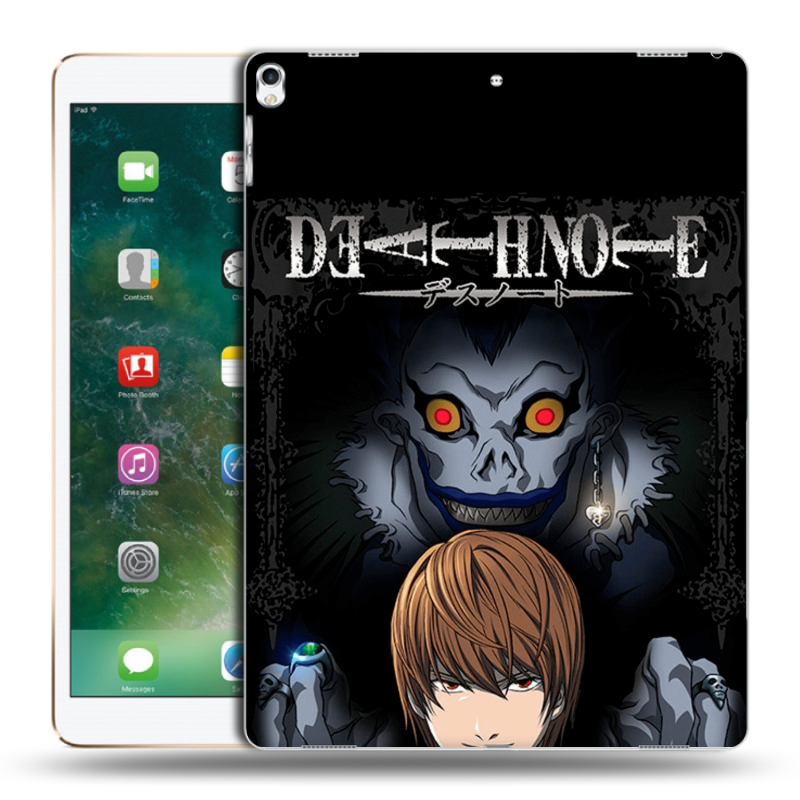 Силиконовый чехол на Ipad Pro 12.9 (2017) с принтом Death note Тетрадь смерти Силиконовый чехол на Ipad Pro 12.9 (2017) с принтом Death note Тетрадь смерти