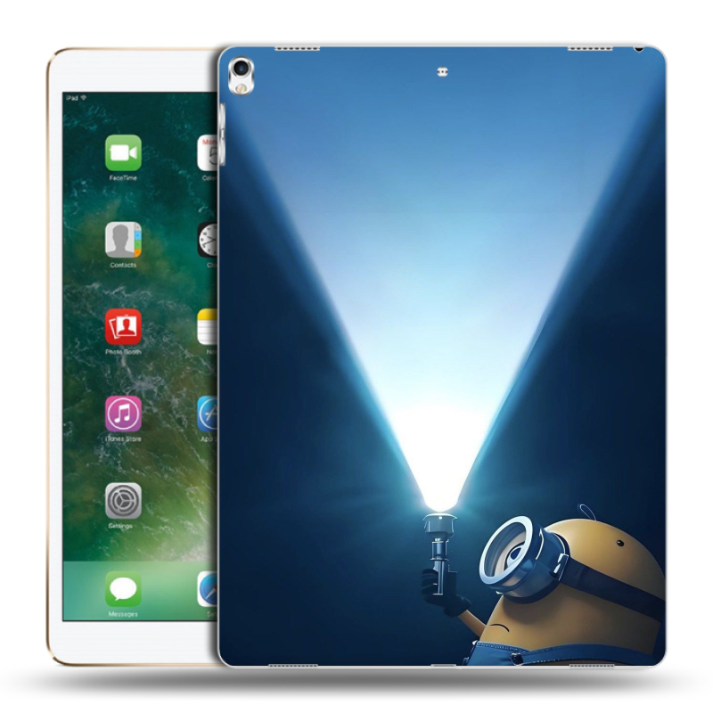 Силиконовый чехол на Ipad Pro 12.9 (2017) с принтом Миньоны Силиконовый чехол на Ipad Pro 12.9 (2017) с принтом Миньоны